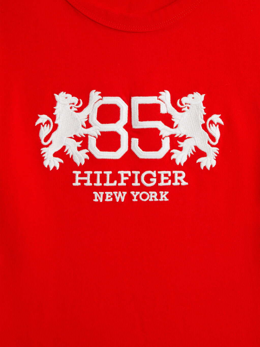 男童裝徽章刺繡 T 恤, Fierce Red, hi-res