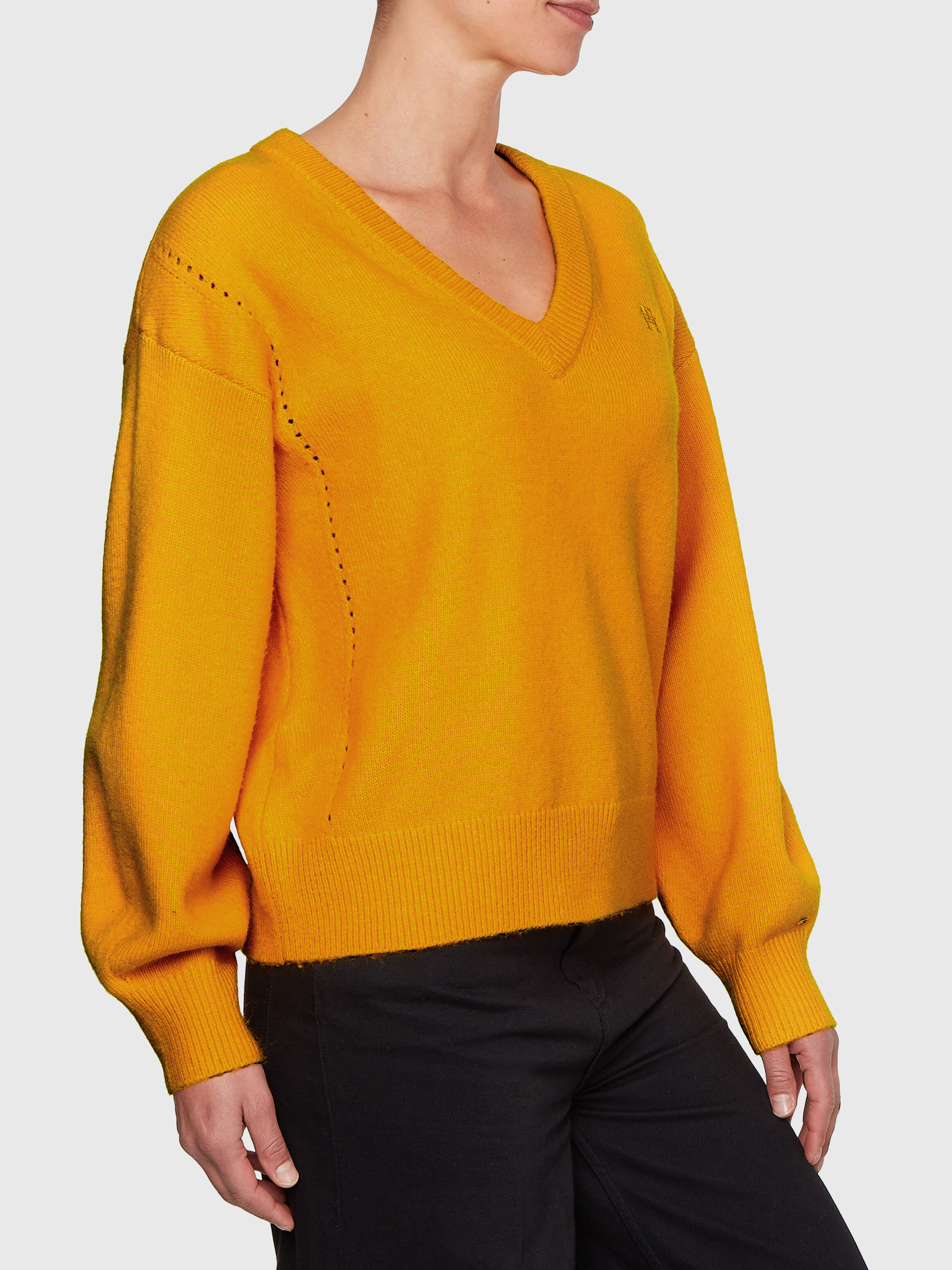 Yellow online tommy jumper