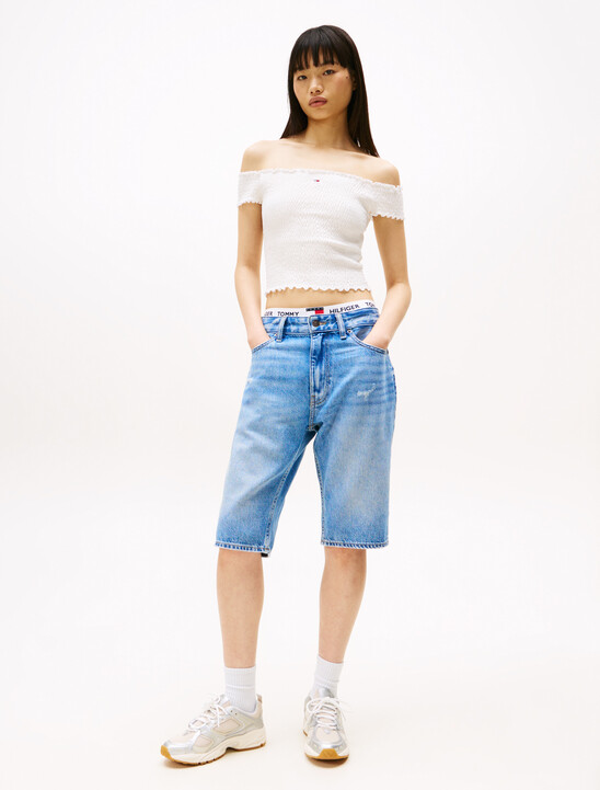Cropped Smock Top
