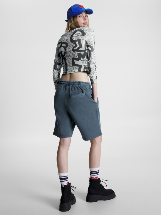 Tommy X Keith Haring 雙色短褲
