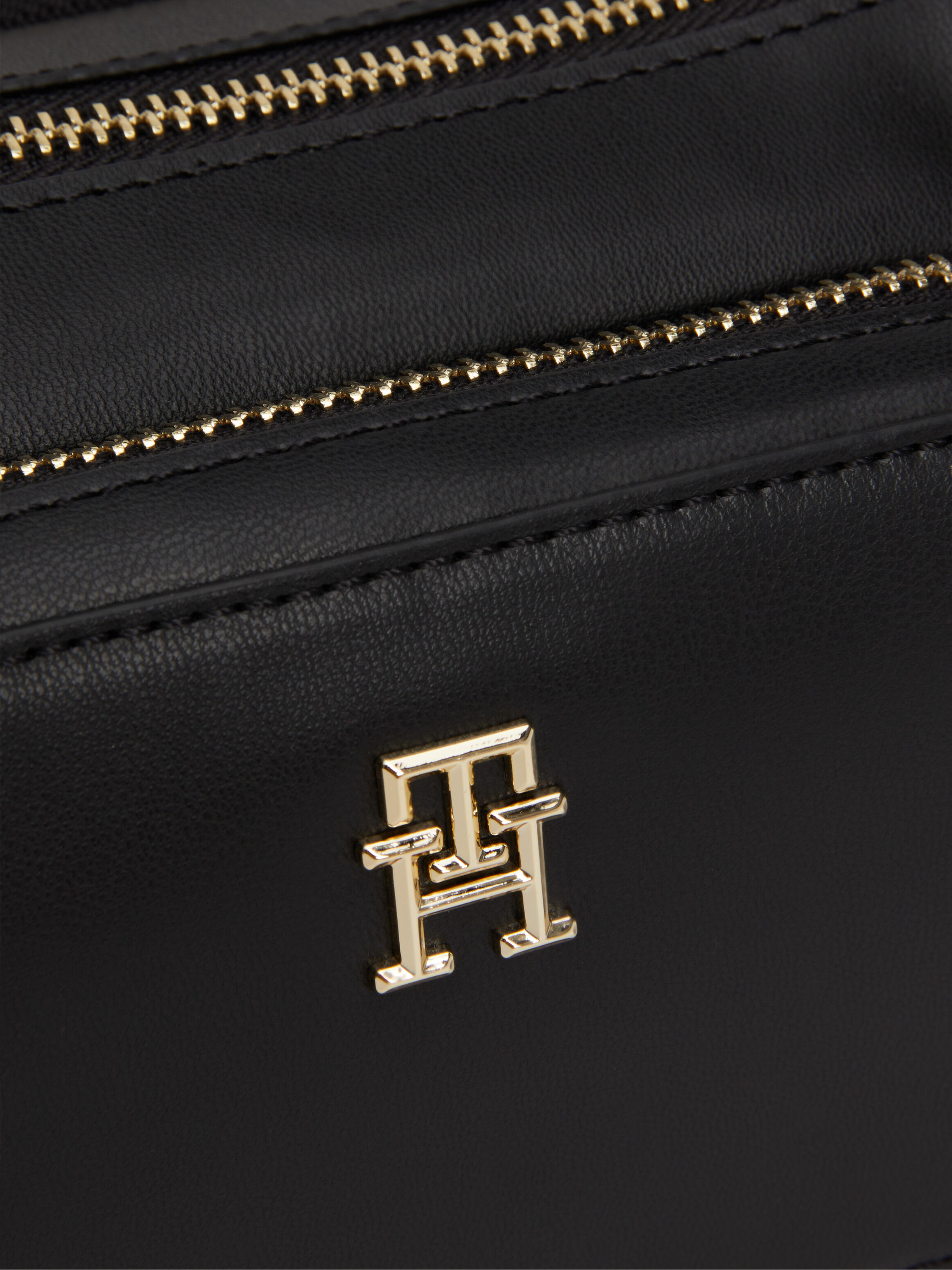 TH Monogram Soft Shoulder Bag black Tommy Hilfiger Hong Kong
