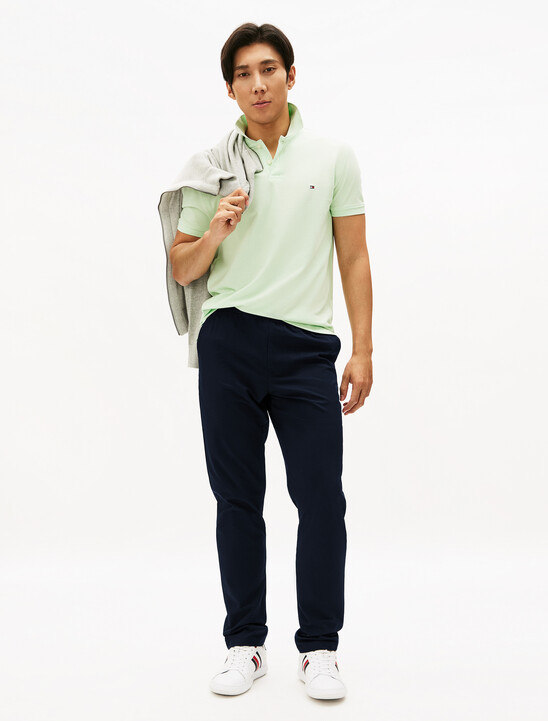 Airdot Elastic Waistband Slim Pants