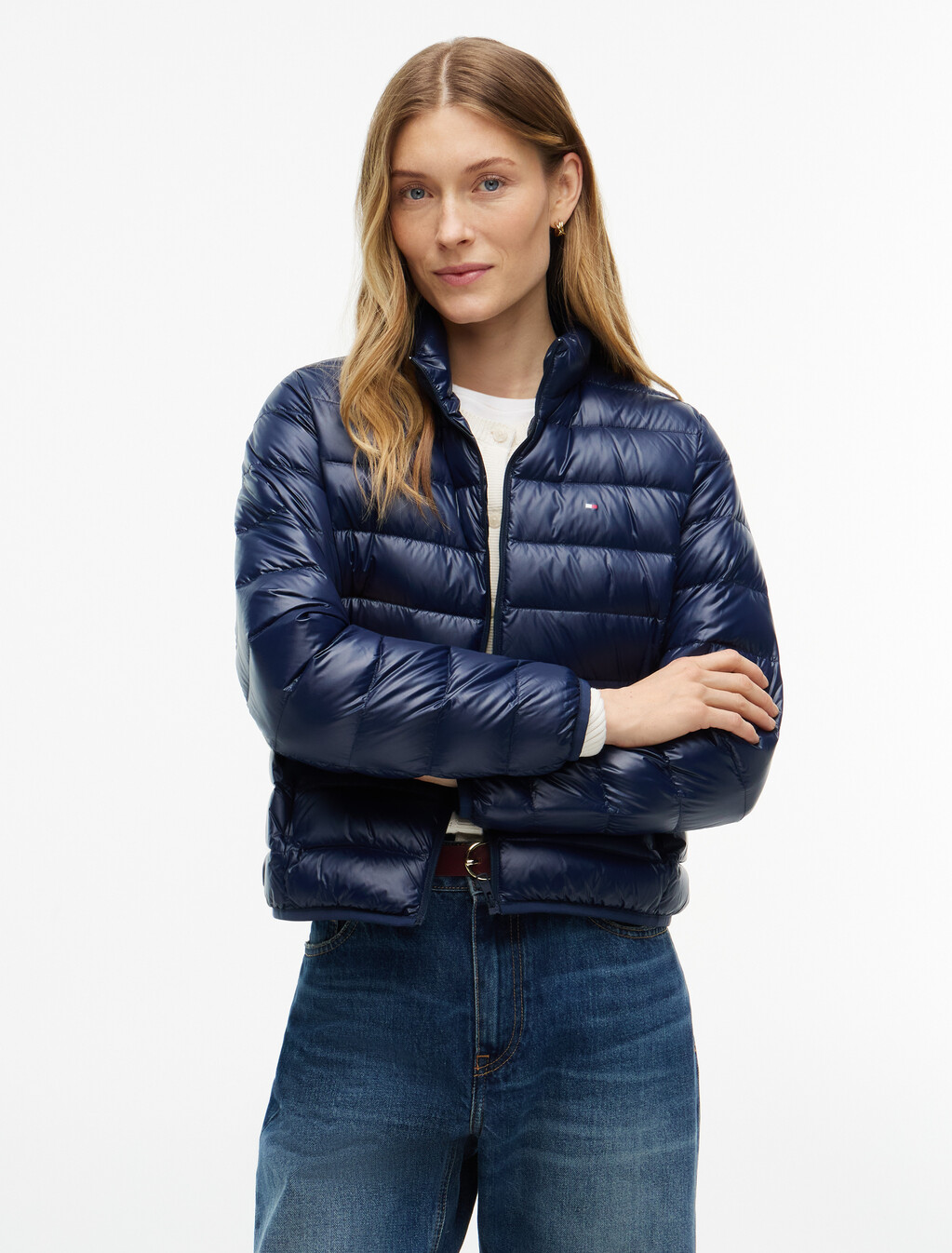3-In-1 Down Hooded Parka, Dark Blue, hi-res