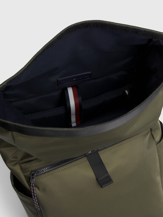 Hilfiger Monotype Roll-Top Backpack