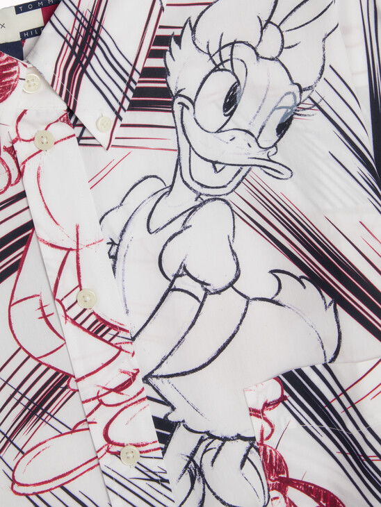 DISNEY X TOMMY ARTWORK RELAXED SHIRT DRESS