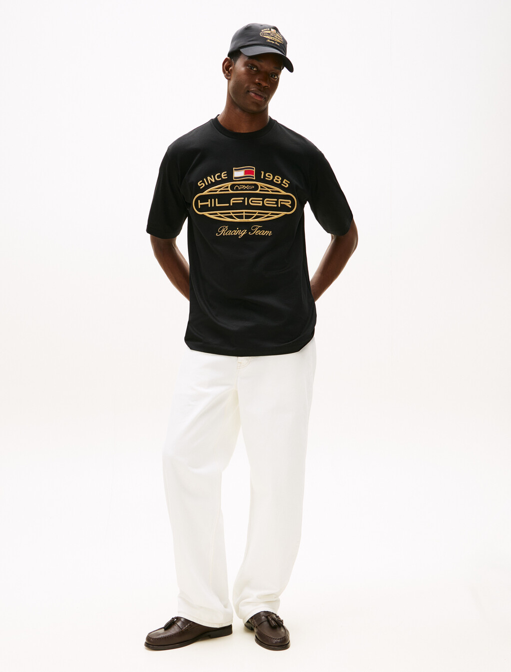 The APXGP Collection Relaxed Logo T-Shirt, Black, hi-res