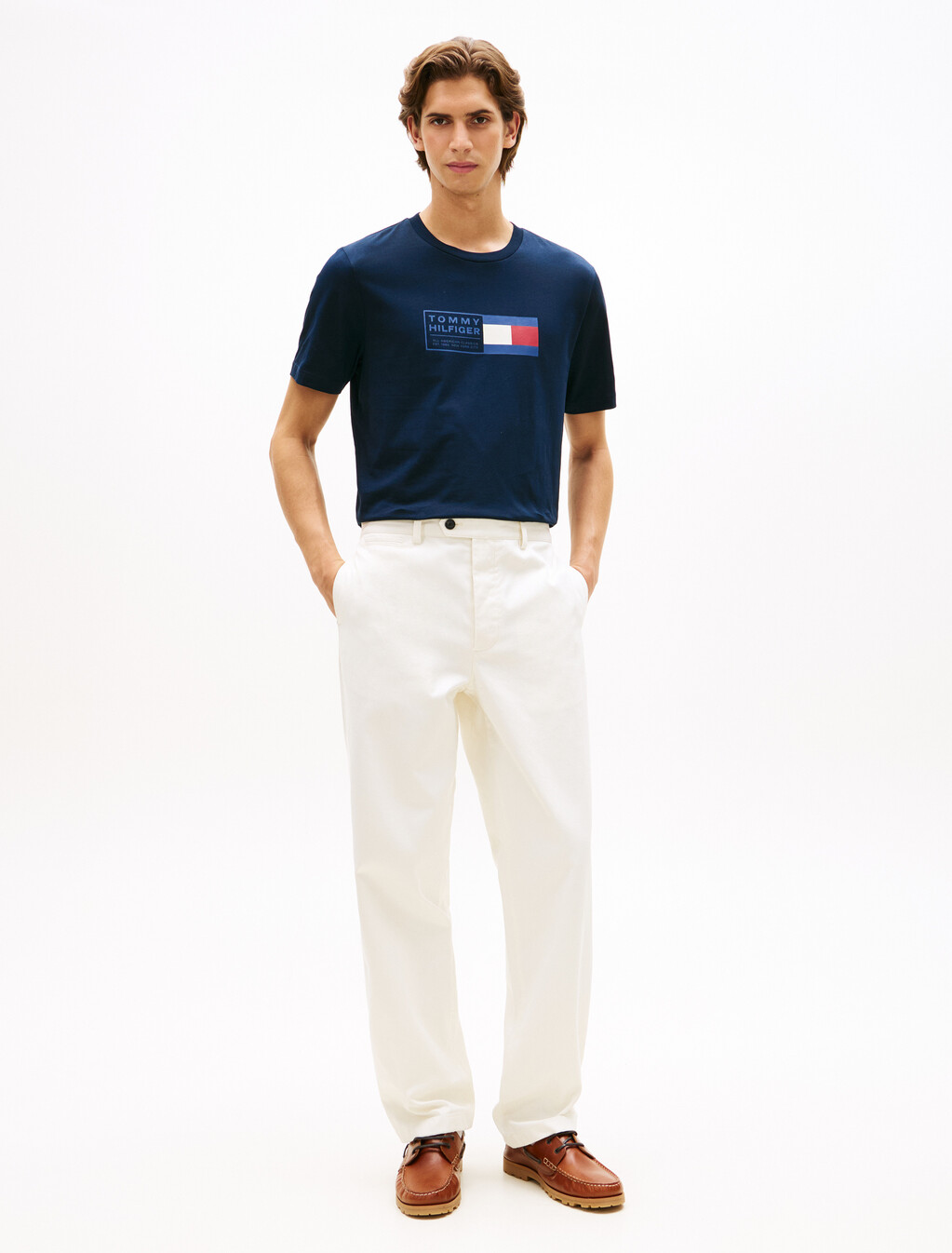 Logo Jersey Crew Neck T-Shirt, Desert Sky, hi-res