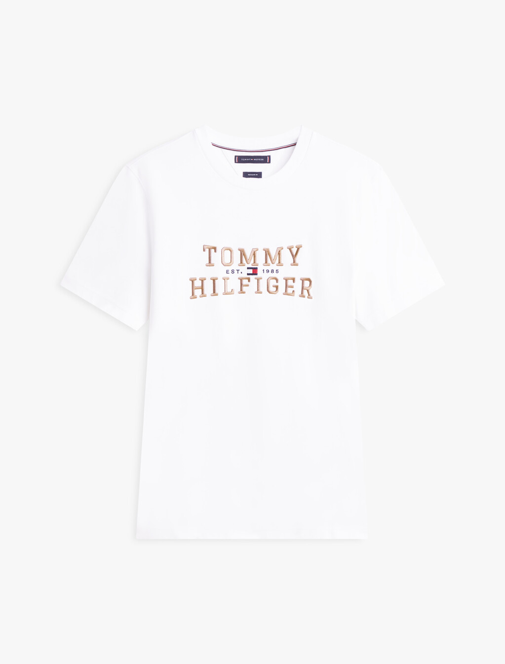 Icon 標誌刺繡短袖 T 恤, White, hi-res