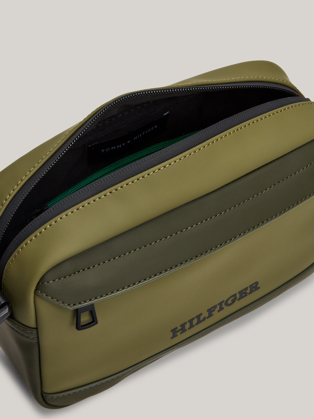 Hilfiger Monotype Logo Camera Bag, Utility Olive, hi-res