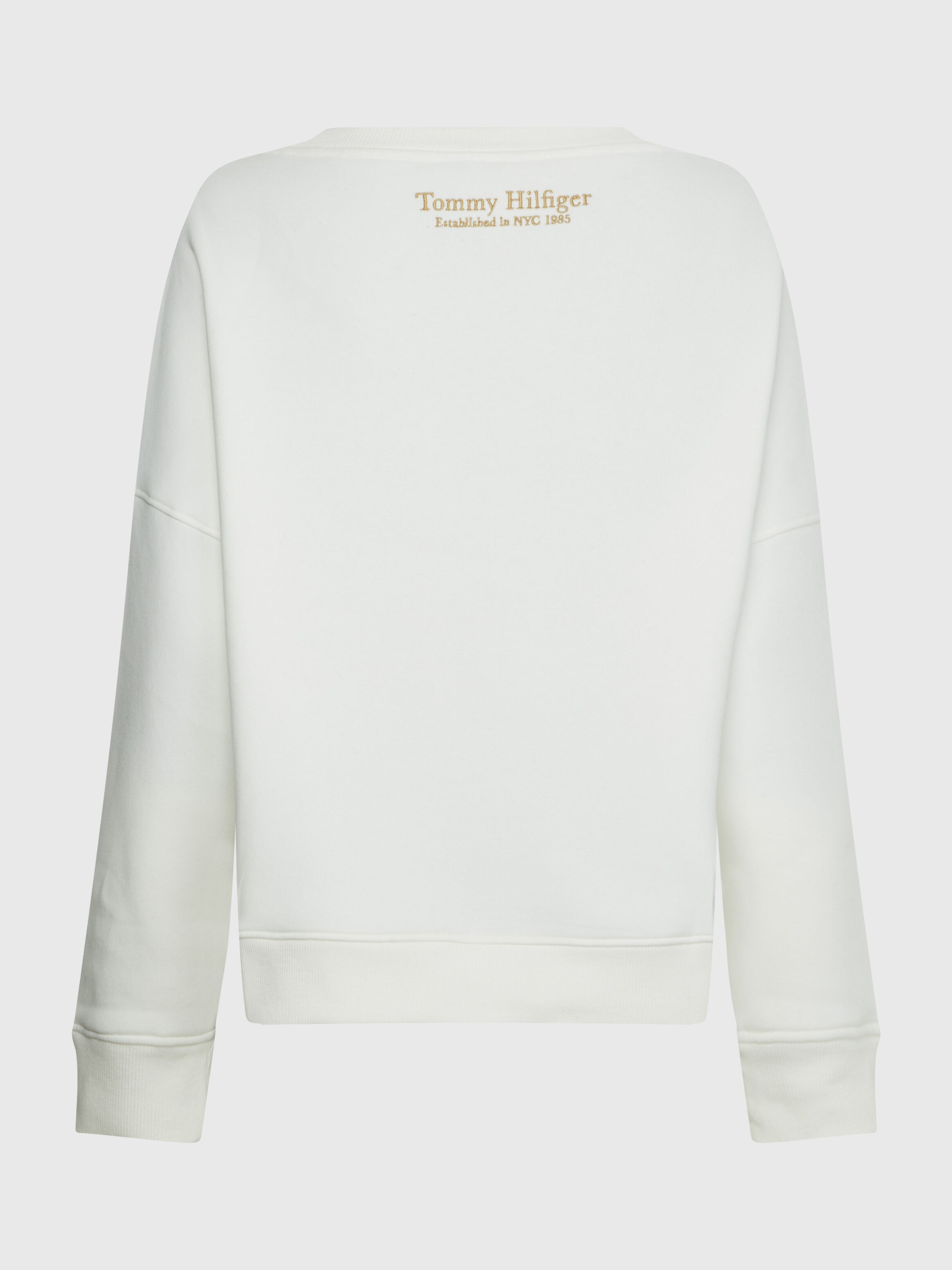 Metallic Embroidery Relaxed Sweatshirt