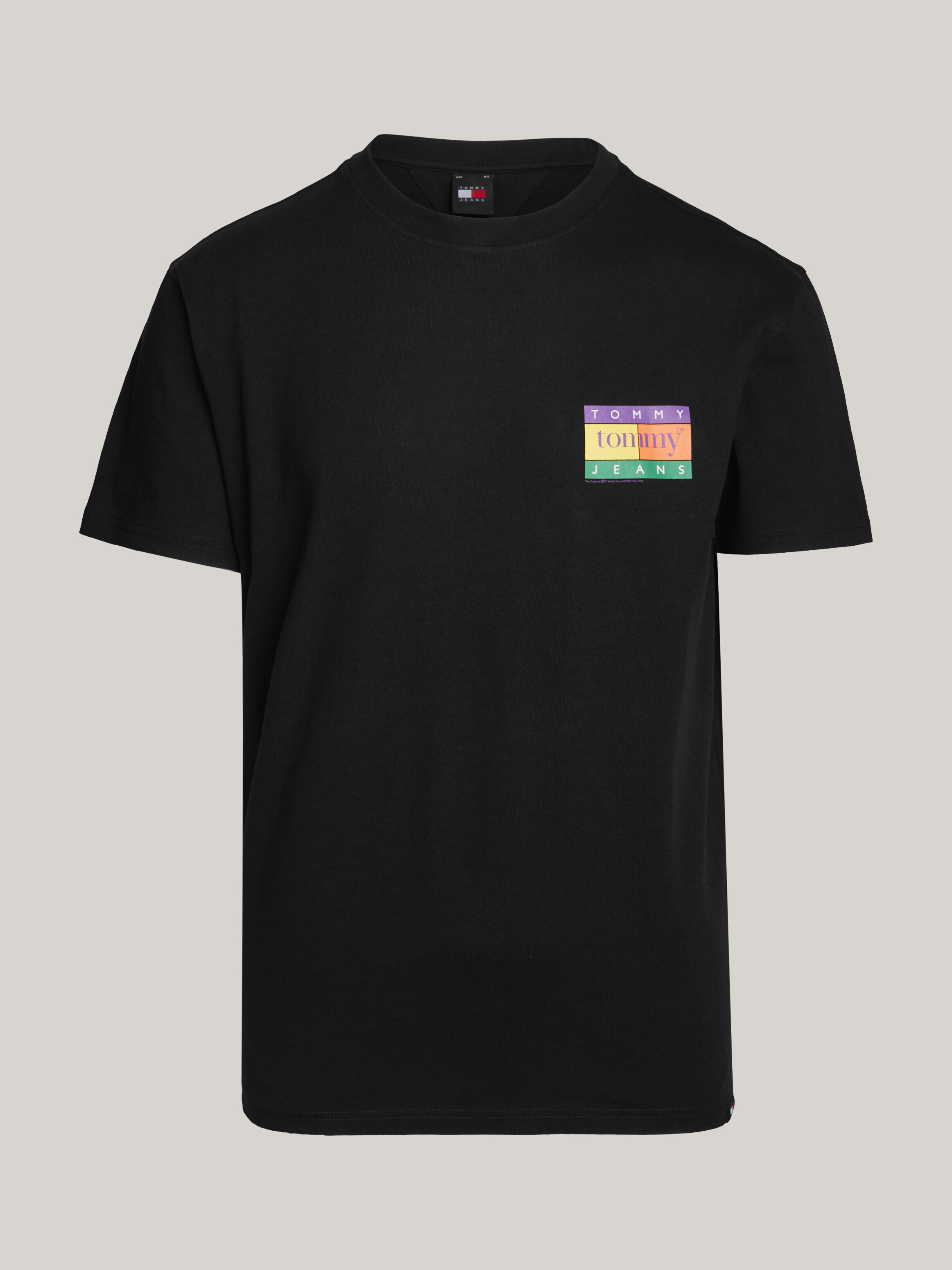 Tommy jeans rainbow embroidered crew neck store sweatshirt