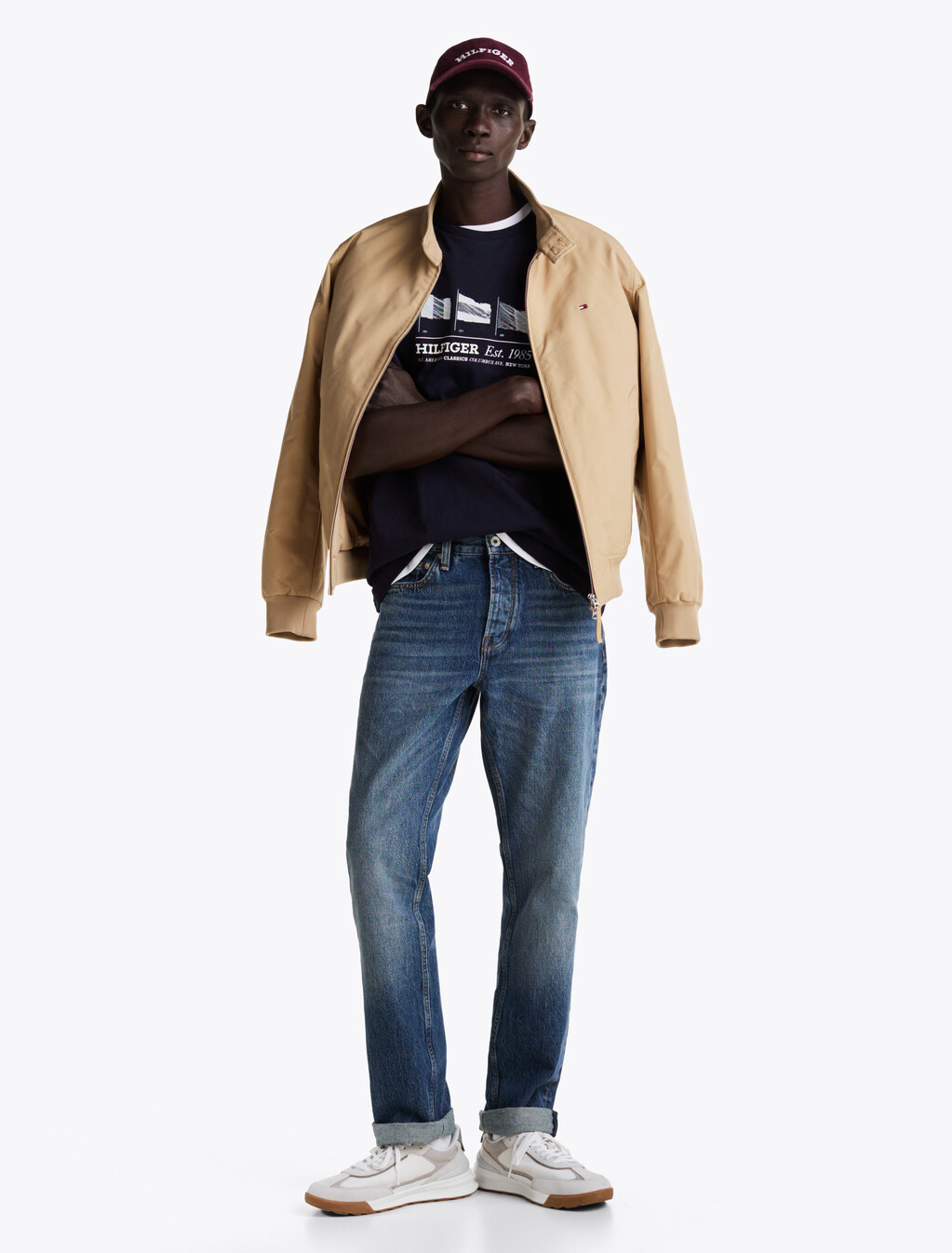 Hilfiger Flags T-Shirt, Desert Sky, hi-res