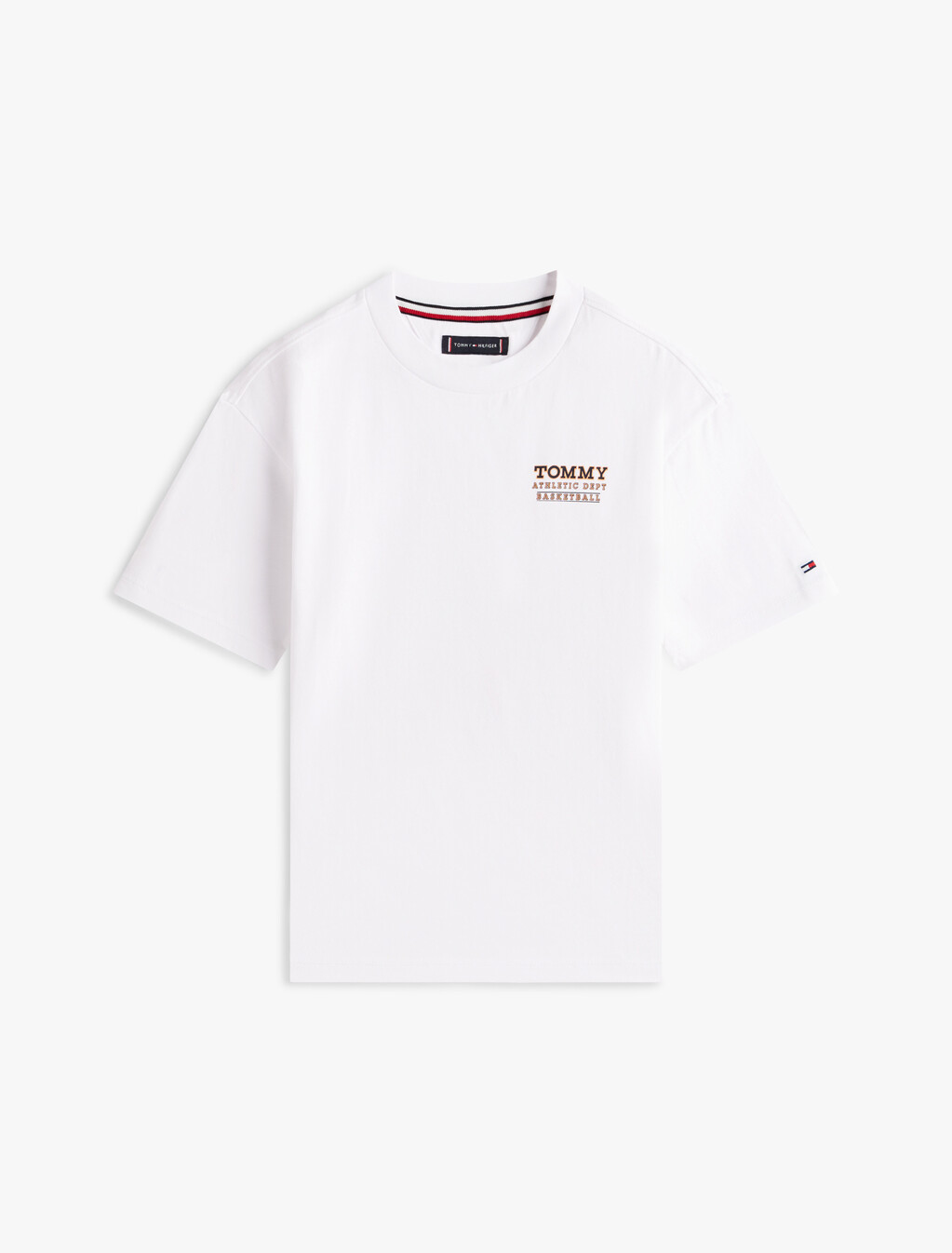 Back Graphic Crew Neck T-Shirt, White, hi-res
