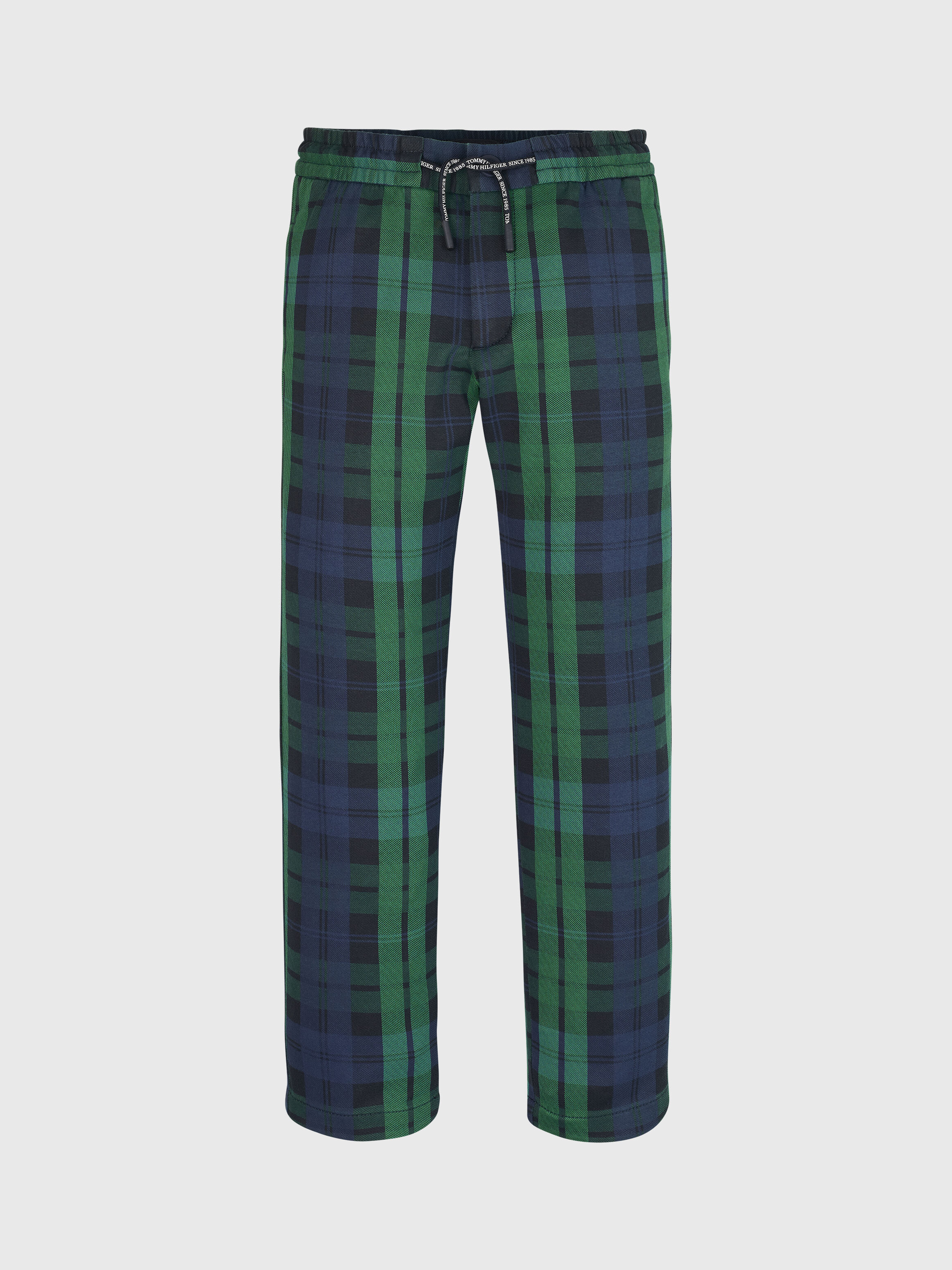 Tonal Tartan Check Suit Trousers | Oxendales