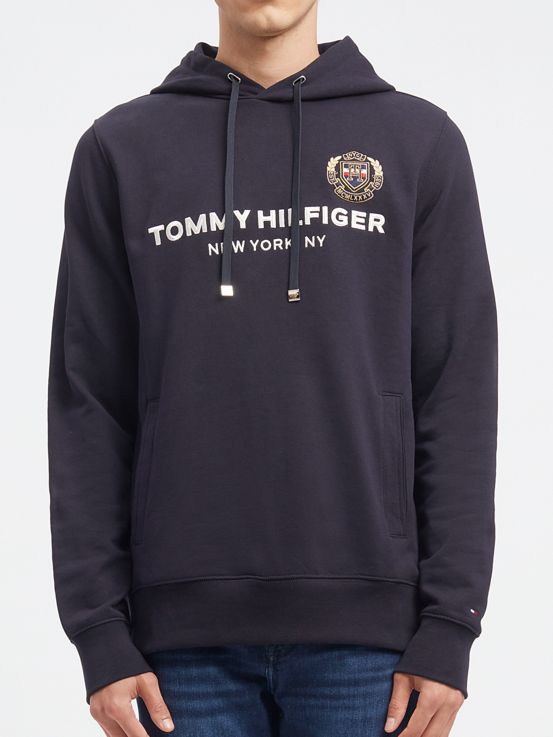 Tommy hilfiger shop icon embroidered hoodie
