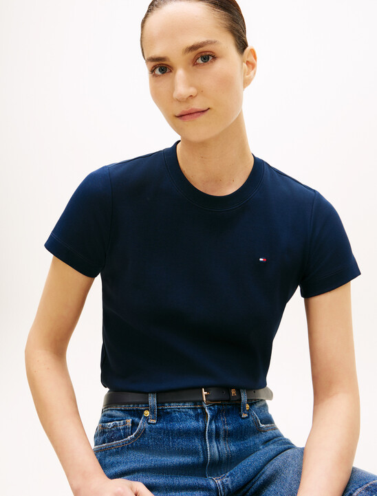 Asia Fit Double Knit Crewneck T-Shirt