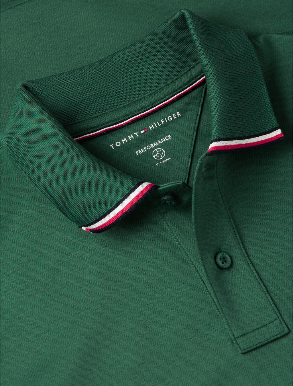 Performance Regular Fit Jaquard Polo Shirt, Street Green, hi-res