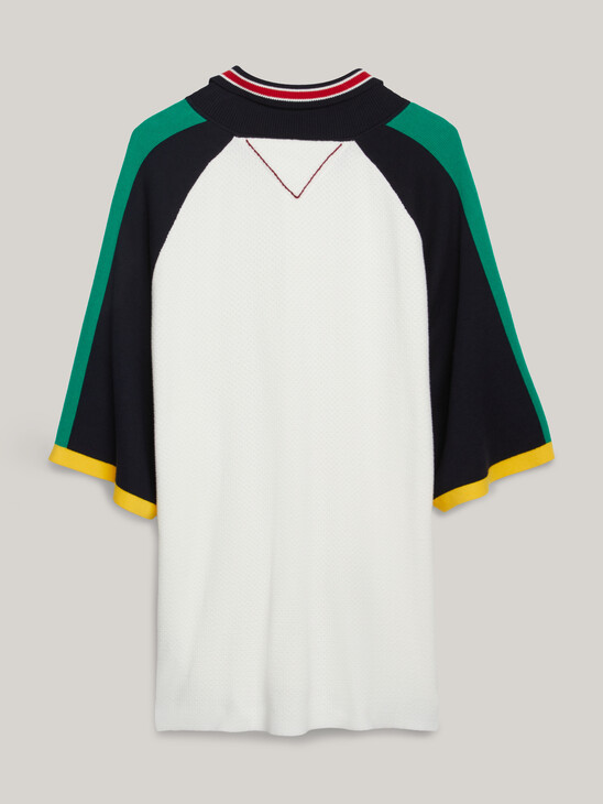 Crest Colour-Blocked Relaxed Polo