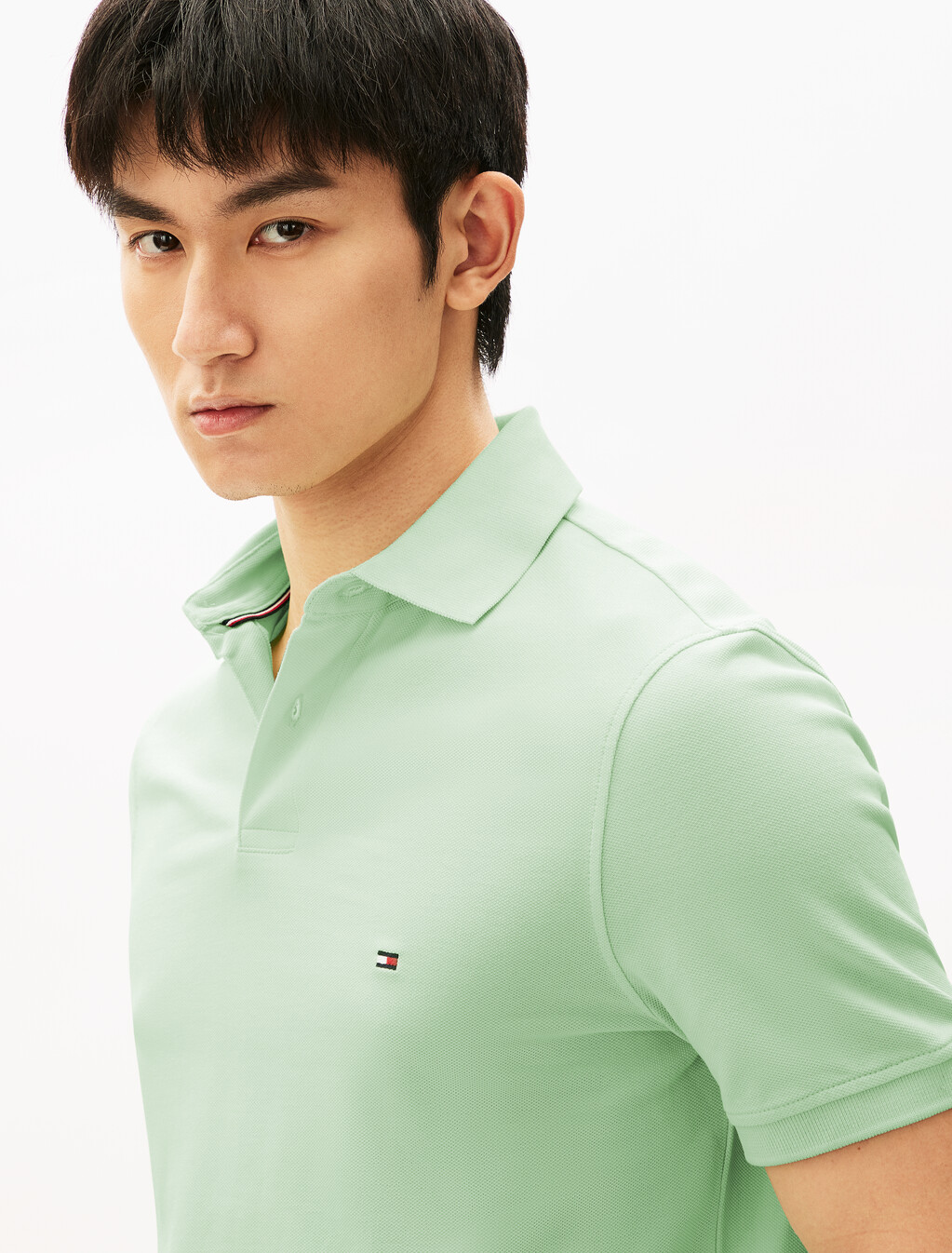 1985 標準版型 Polo 恤, Opal Green, hi-res