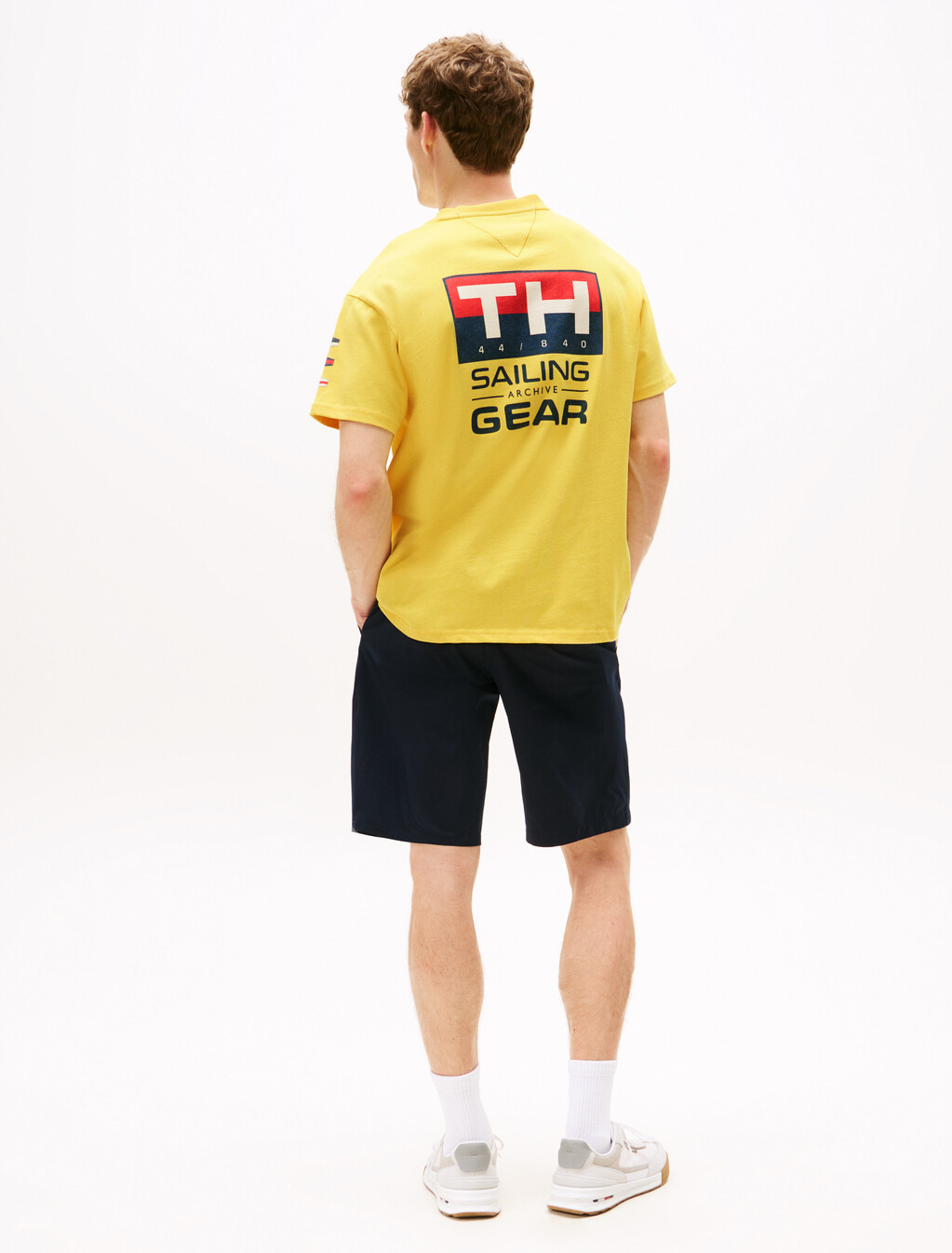 Hilfiger Sailing Relaxed Back Logo T-Shirt, Soft Sunflower, hi-res