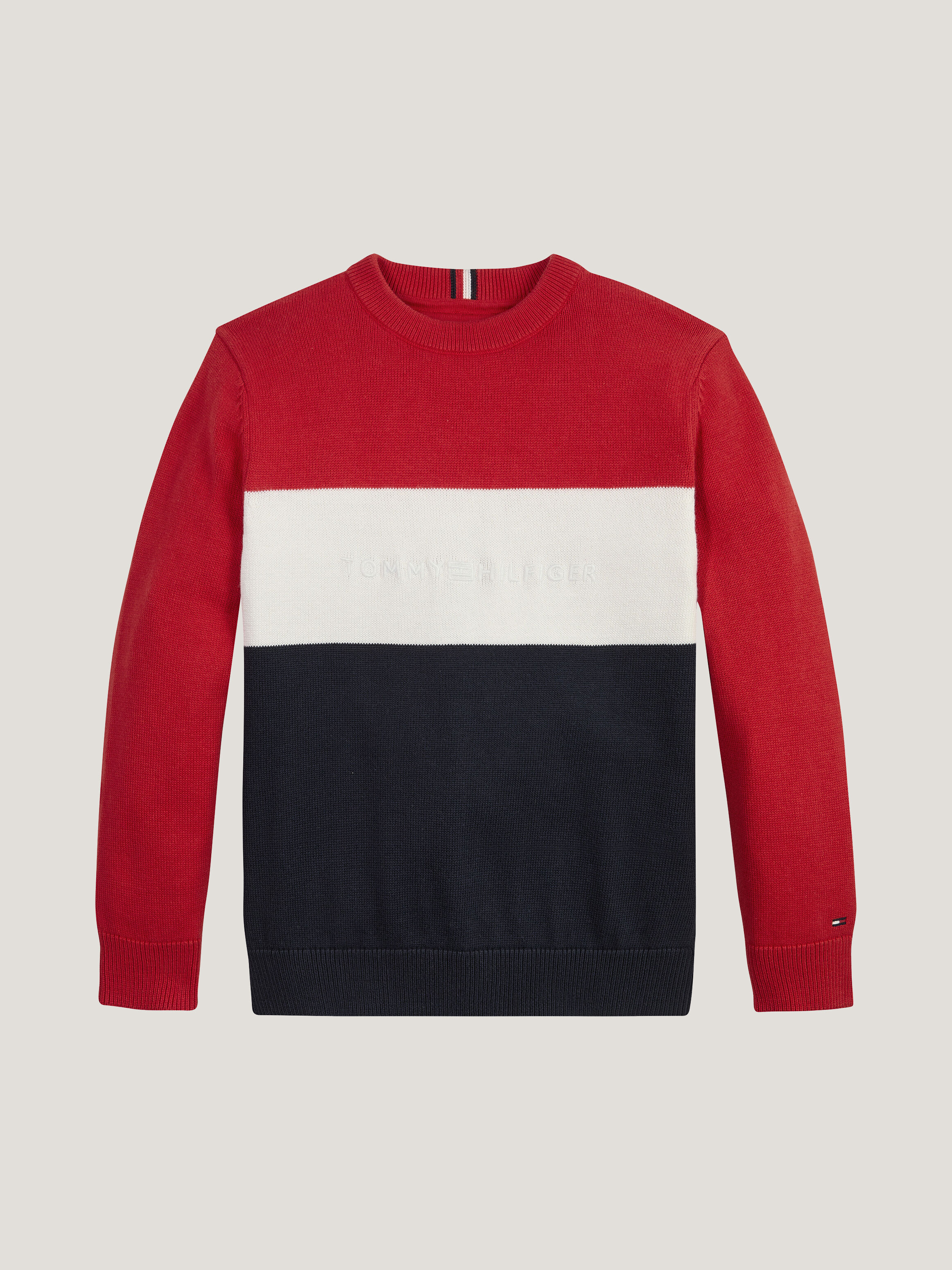 Tommy hilfiger colorblock sweater top