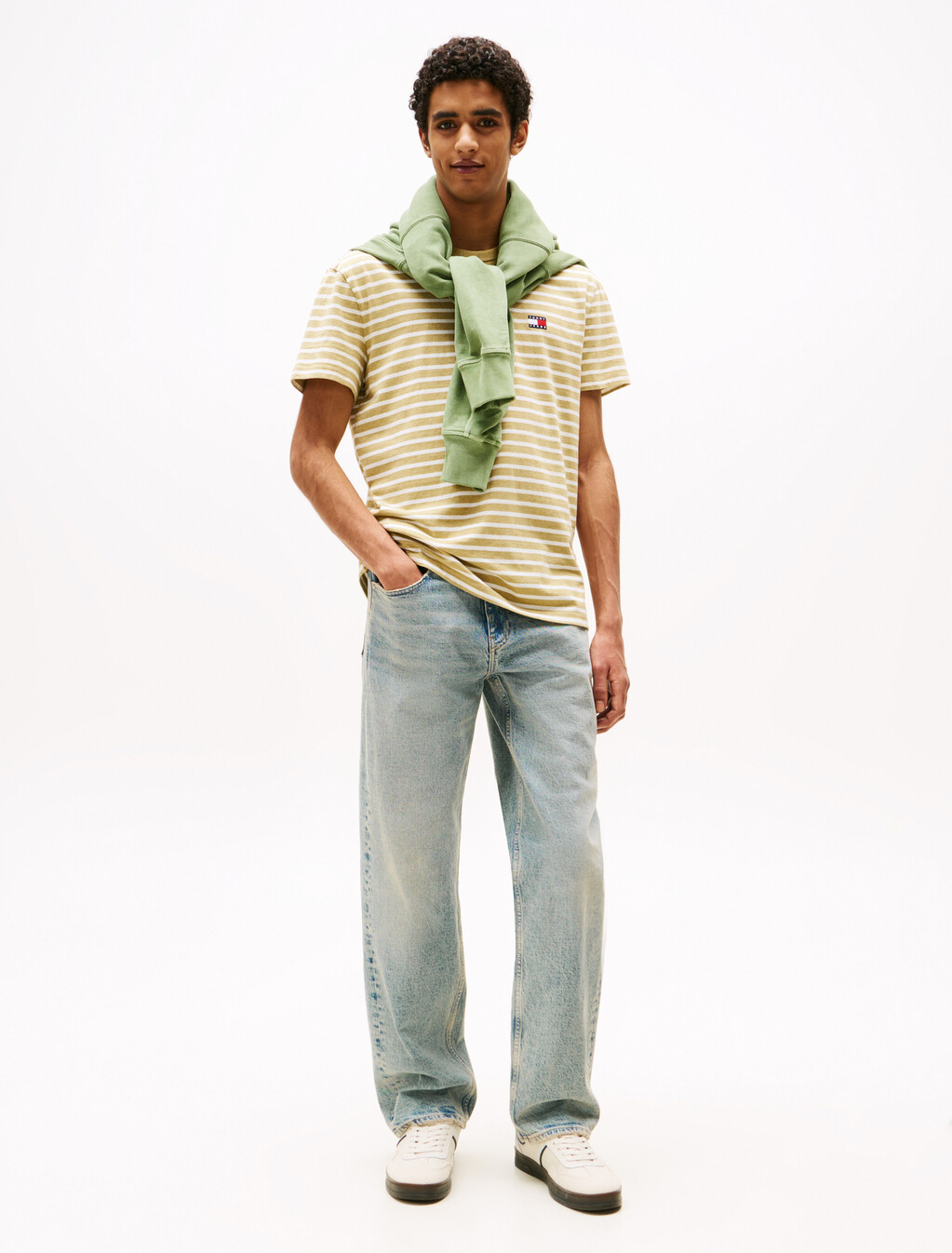 Breton Stripe T-Shirt, Relic Tan / Ecru, hi-res