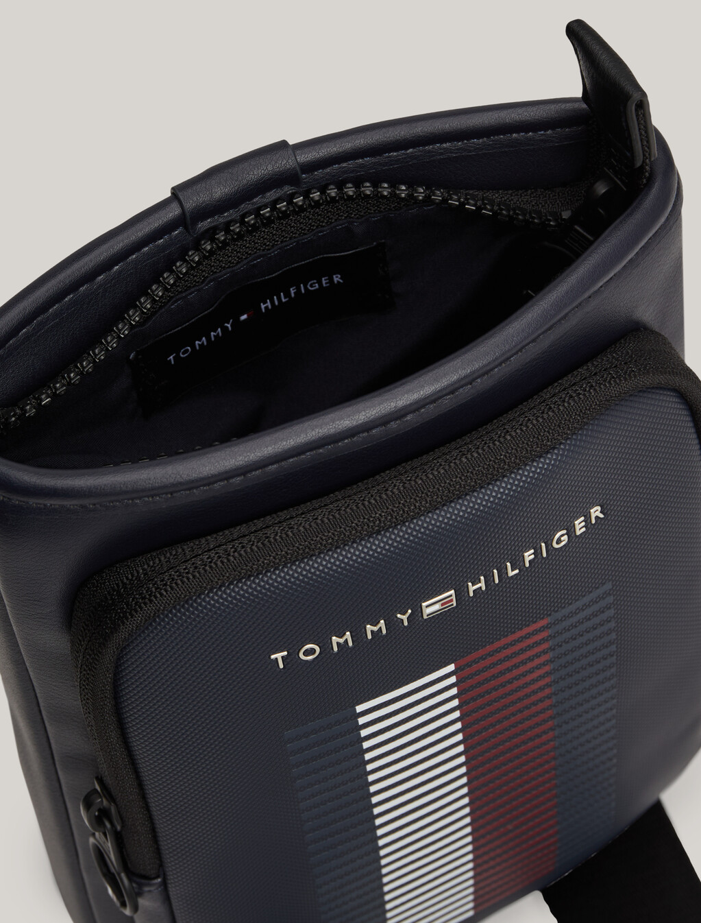 Pique Pocket Crossover Bag, Space Blue, hi-res
