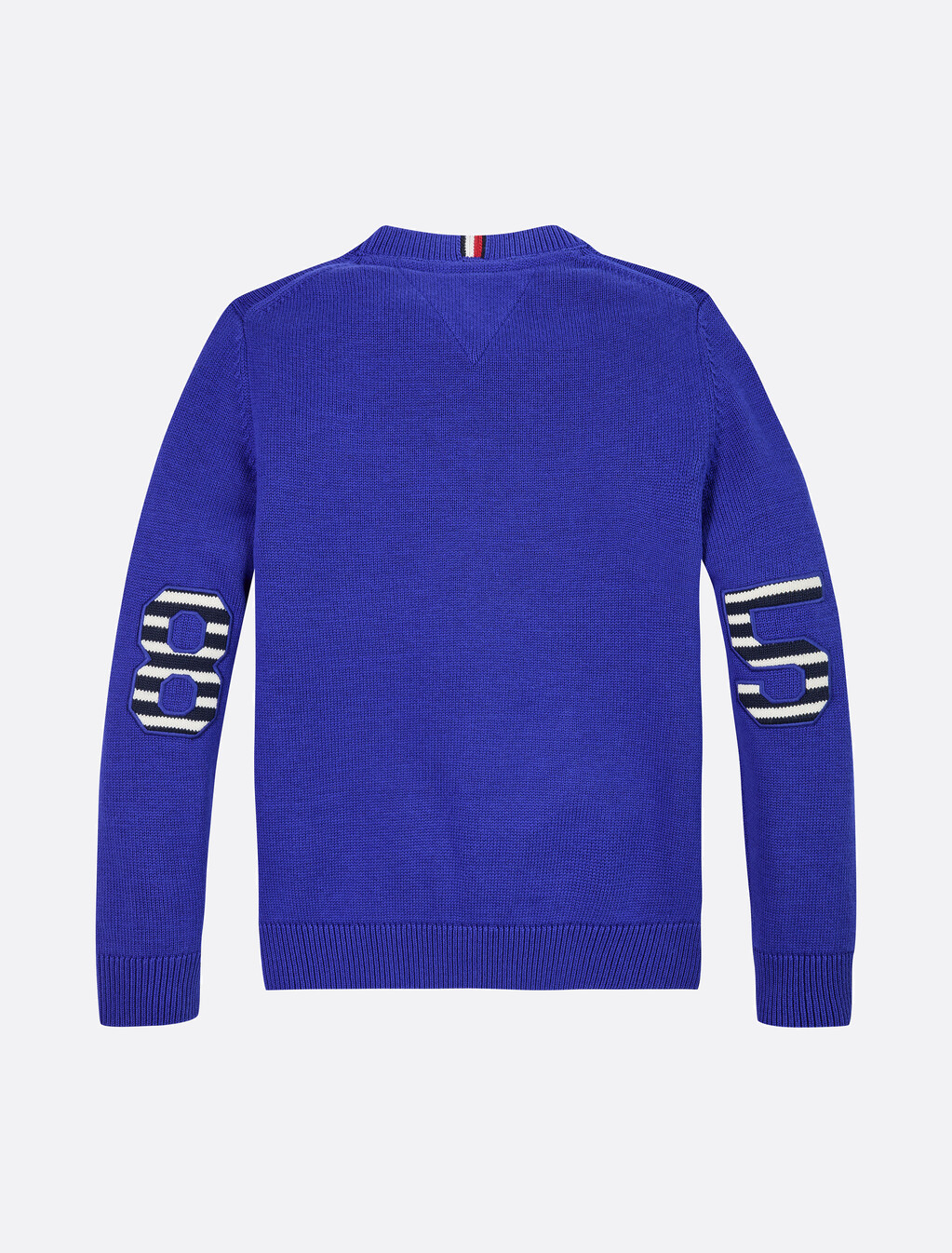 Varsity Elbow Patch Jumper, Wedge Blue, hi-res