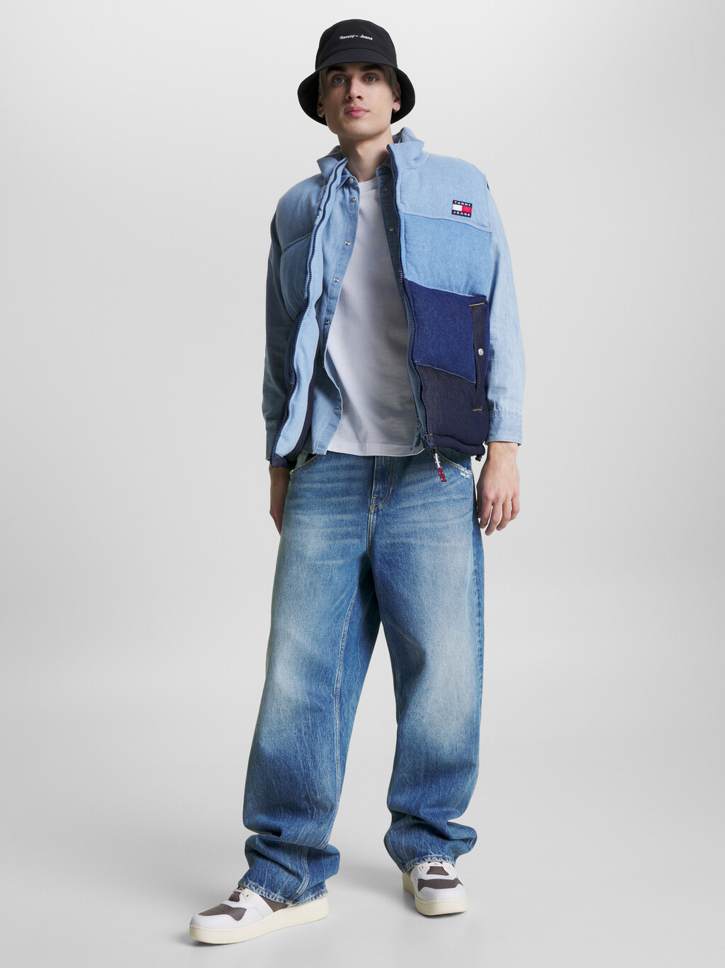 Aiden Archive Baggy Faded Jeans, Denim Light, hi-res