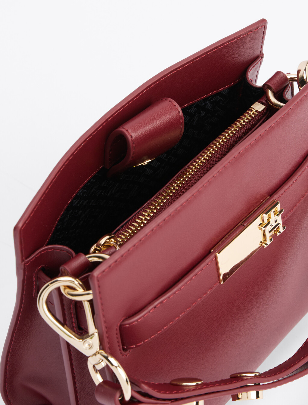 Heritage Stud Satchel, Raspberry Truffle, hi-res