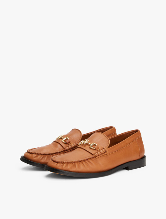 Leather Horsebit Loafers