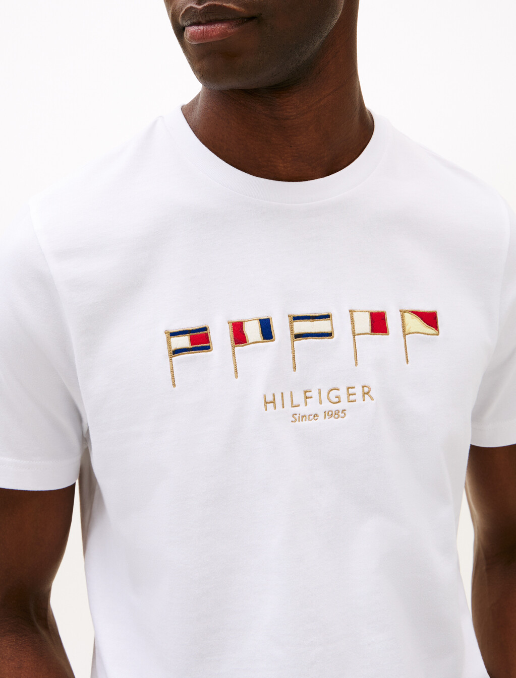 Hilfiger Multi Flag T-Shirt, White, hi-res