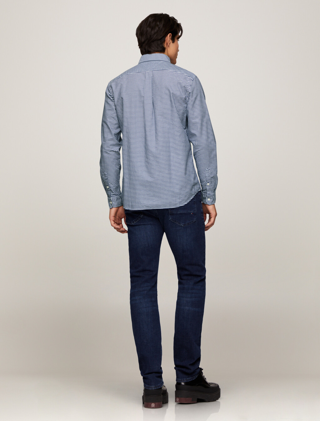 Heritage Gingham Oxford Shirt, Desert Sky / White, hi-res
