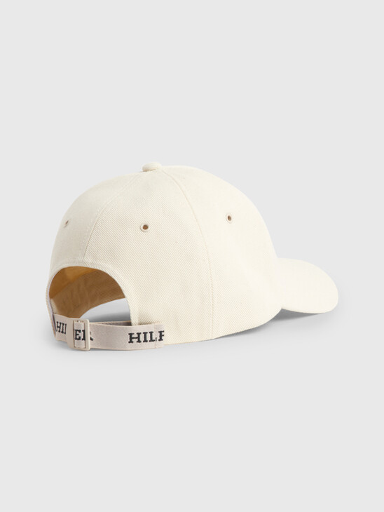 Th Monogram Contrast Embroidery Cap