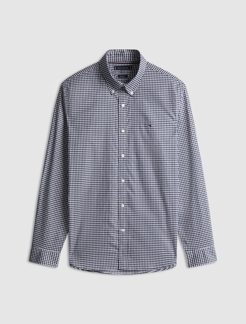 Lightweight Oxford Gingham Shirt, Desert Sky / Optic White, hi-res