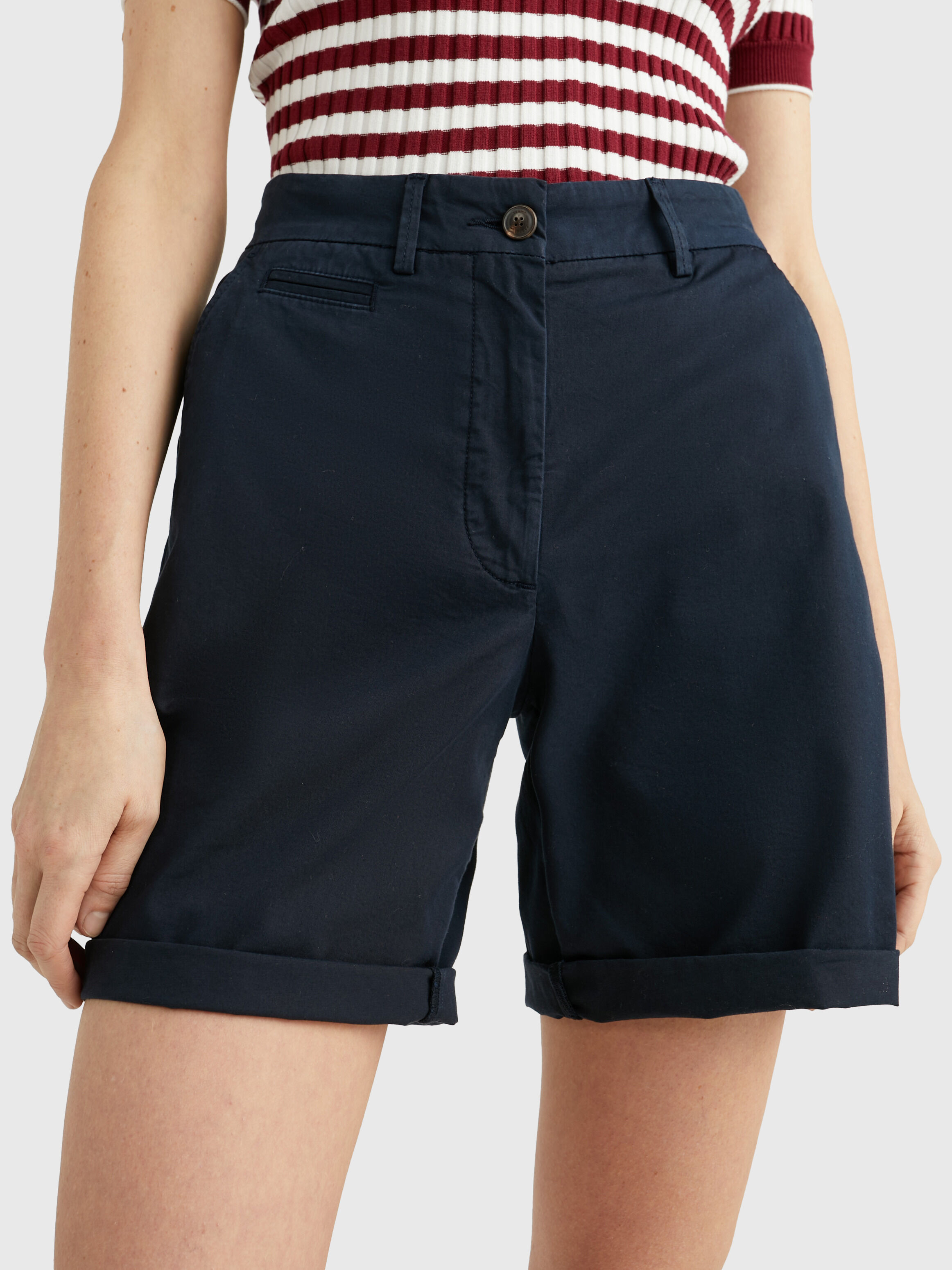Turn Up Hem Chino Shorts blue Tommy Hilfiger Hong Kong