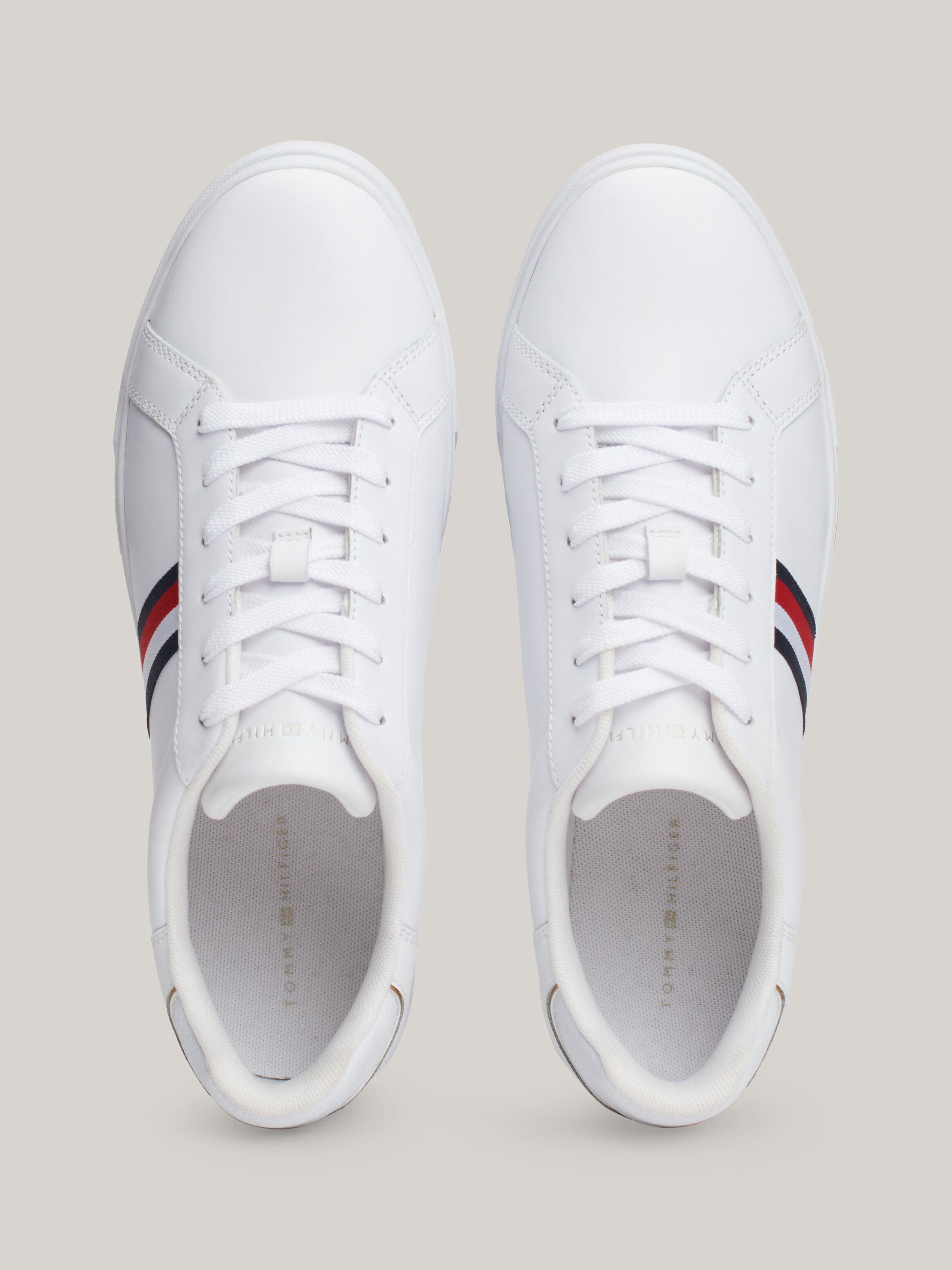 Tommy hilfiger essential metallic signature tape trainers sale