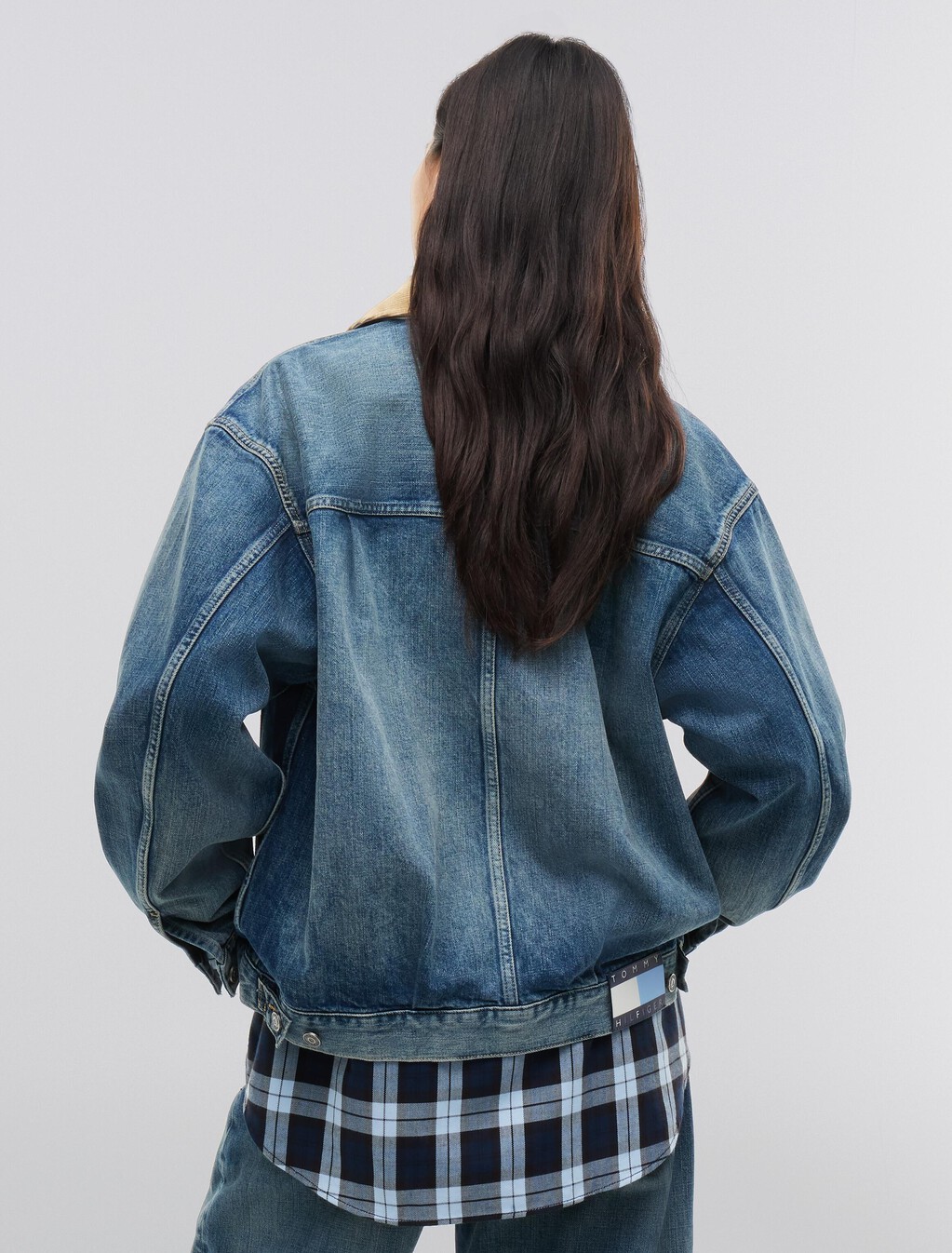 卡車款牛仔外套, Mid Wash Denim, hi-res