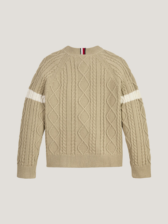 Hilfiger Monotype Cable Knit Archive Jumper