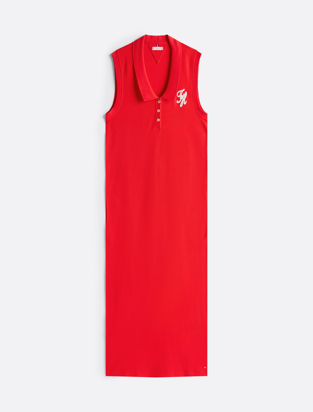 The Runway Collection Sleeveless Midi Polo Dress, Fire Red, hi-res