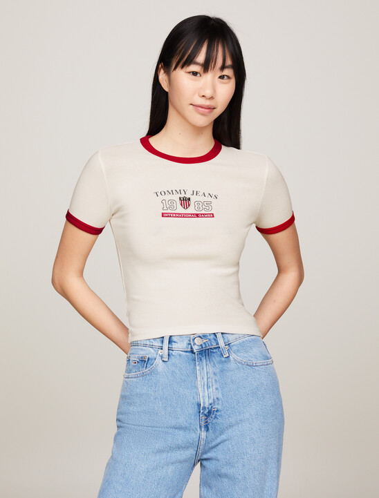 TJ x INTERNATIONAL GAMES 拼色 T 恤