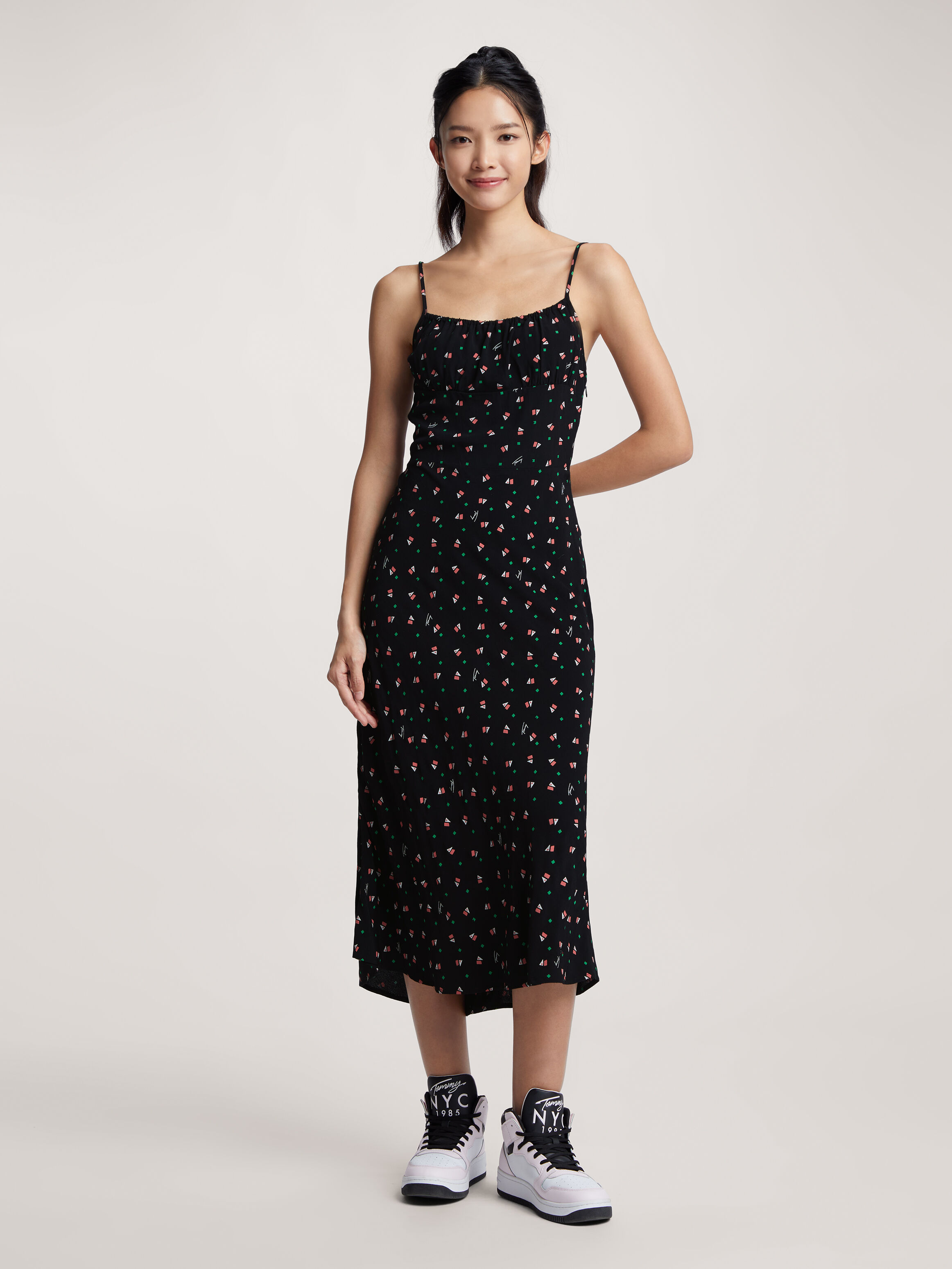 Ditsy Geometric Midi Dress Tommy Hilfiger