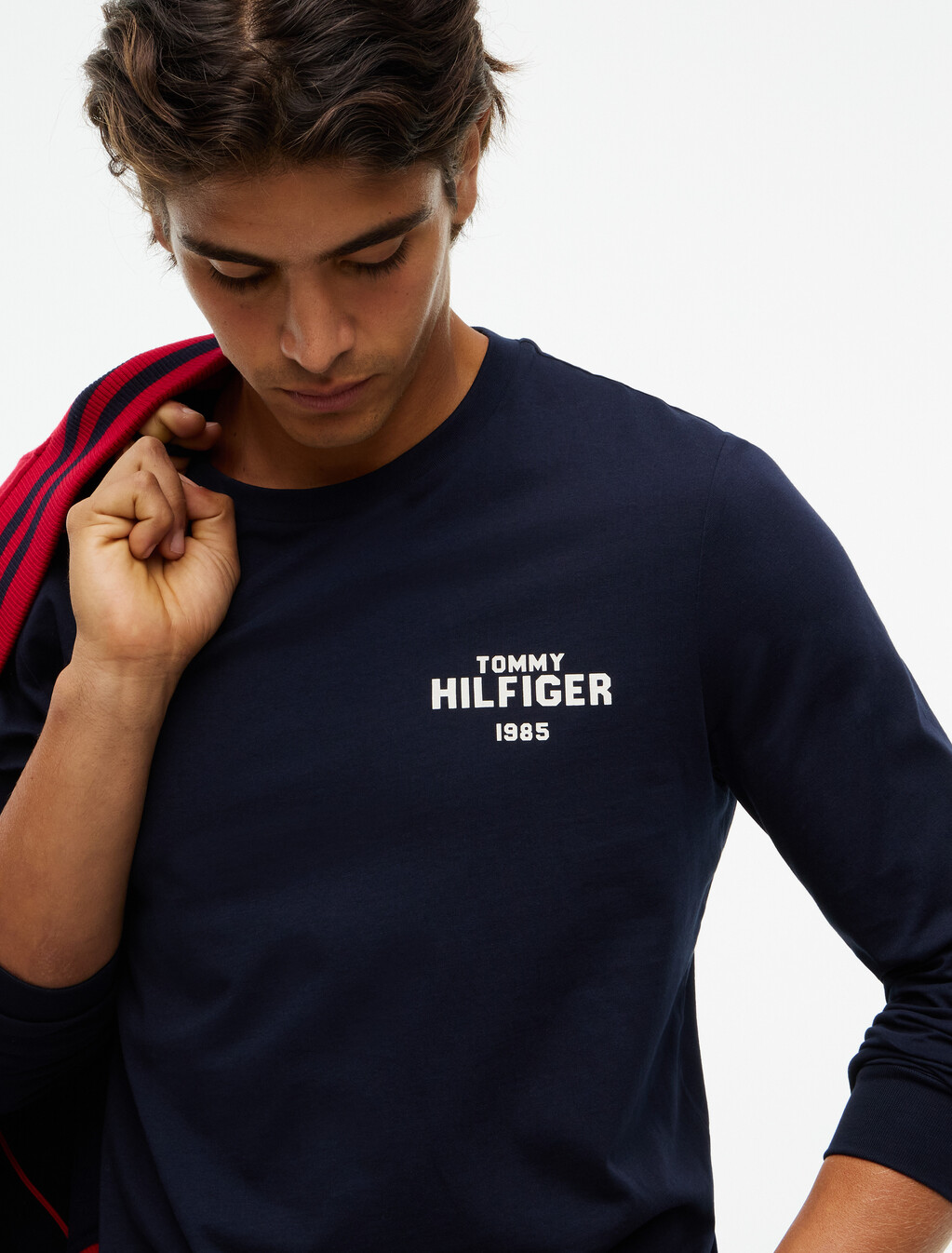 1985 Logo Long Sleeve T-Shirt, Navy Blue, hi-res