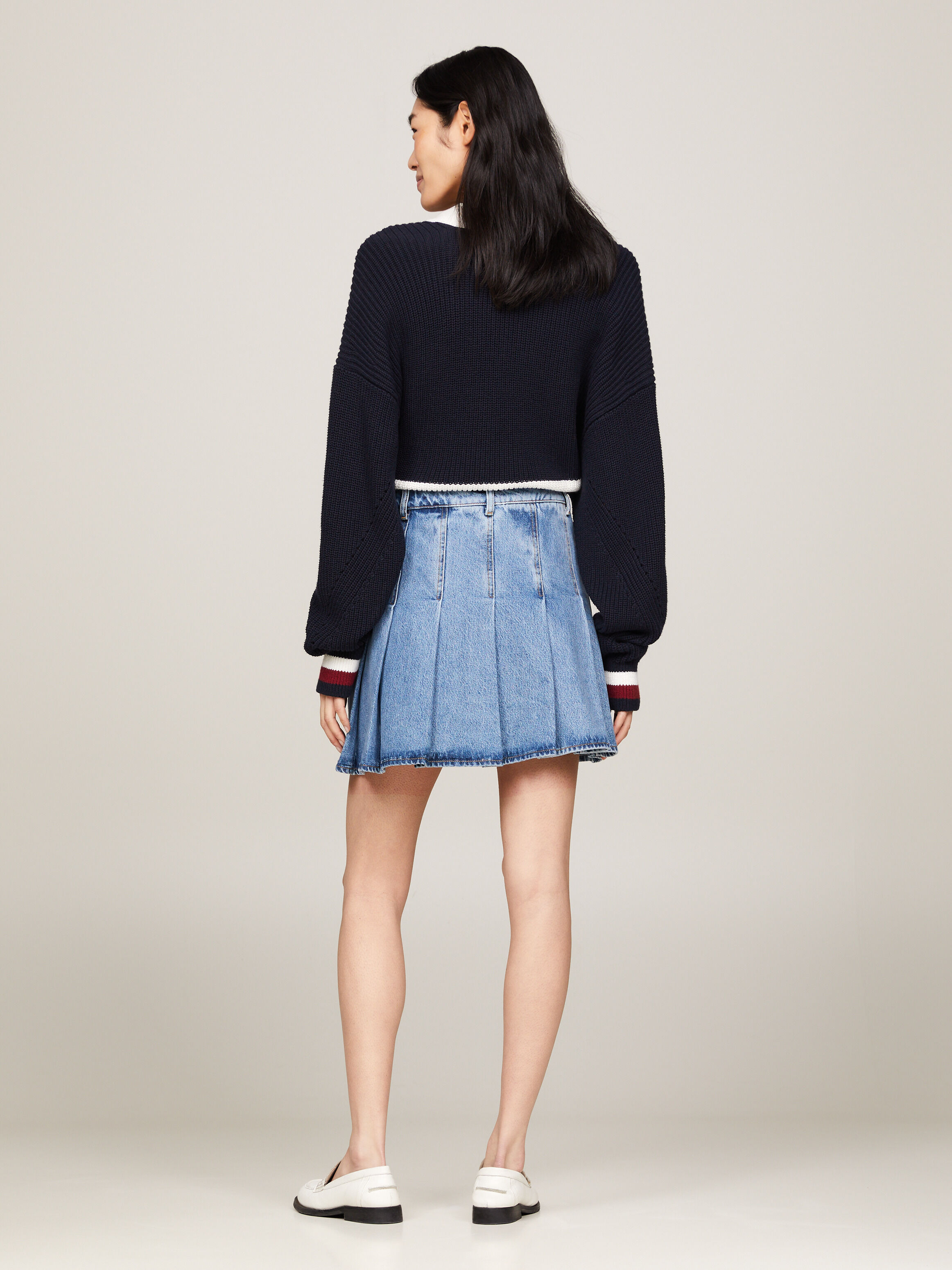 Tommy hilfiger pleated mini skirt top