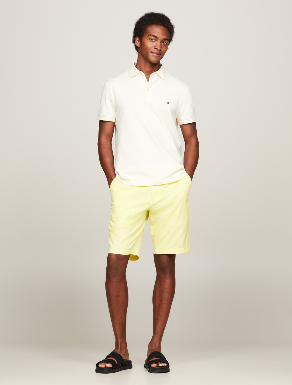1985 Collection Essential Harlem Relaxed Fit Shorts, Yellow Tulip, hi-res