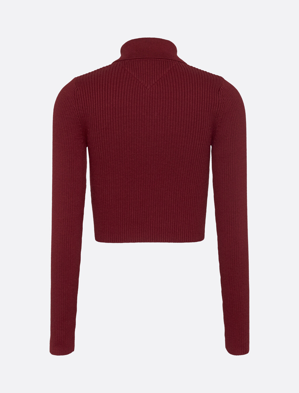 Rib Knit Cashmere Zip Thru Cardigan, Regatta Red, hi-res