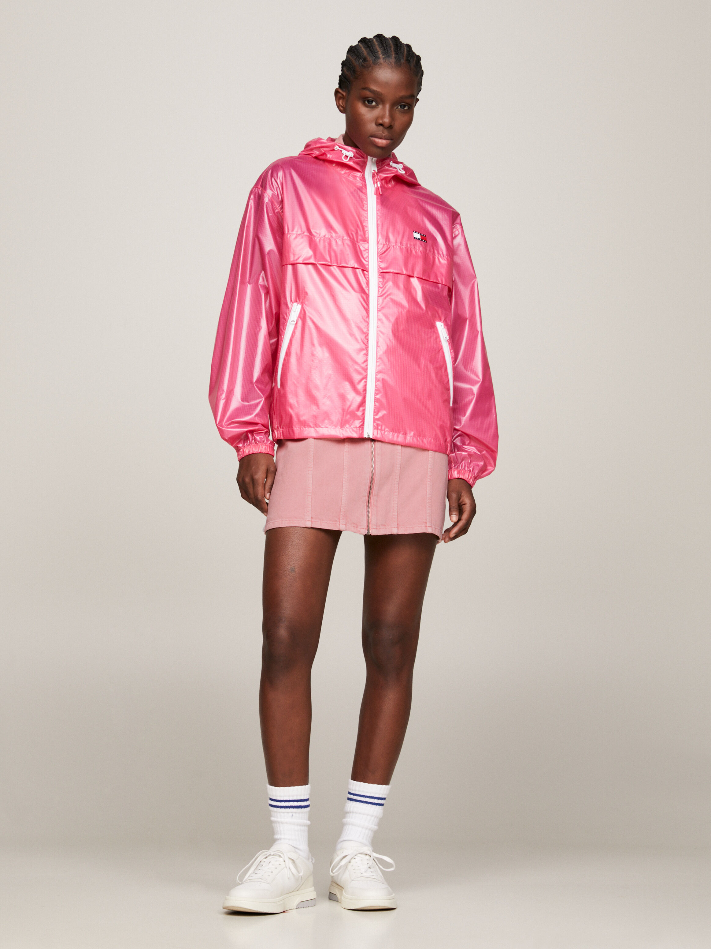 Womens pink 2024 tommy hilfiger coat