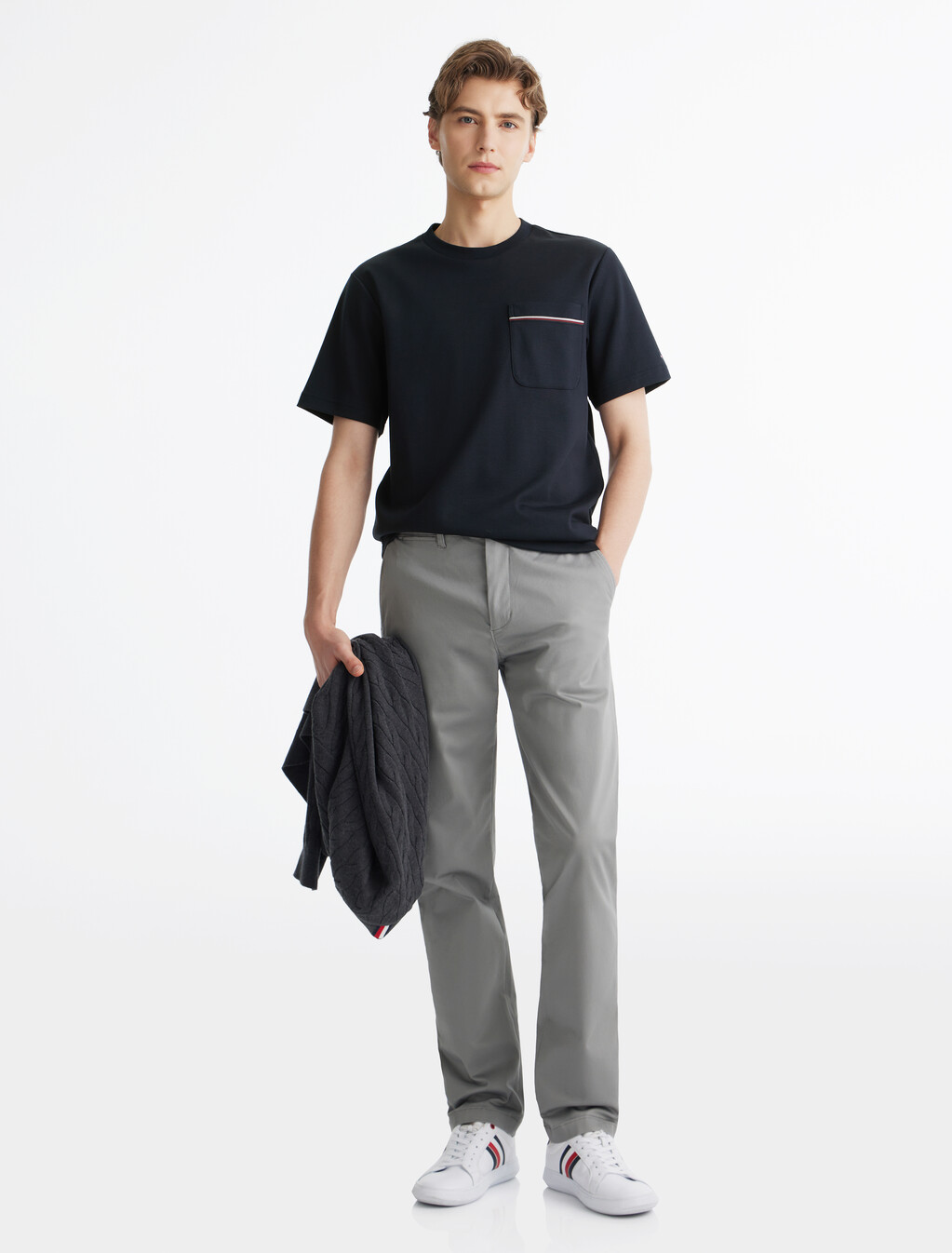Cotton Pique Pocket T-Shirt, Desert Sky, hi-res
