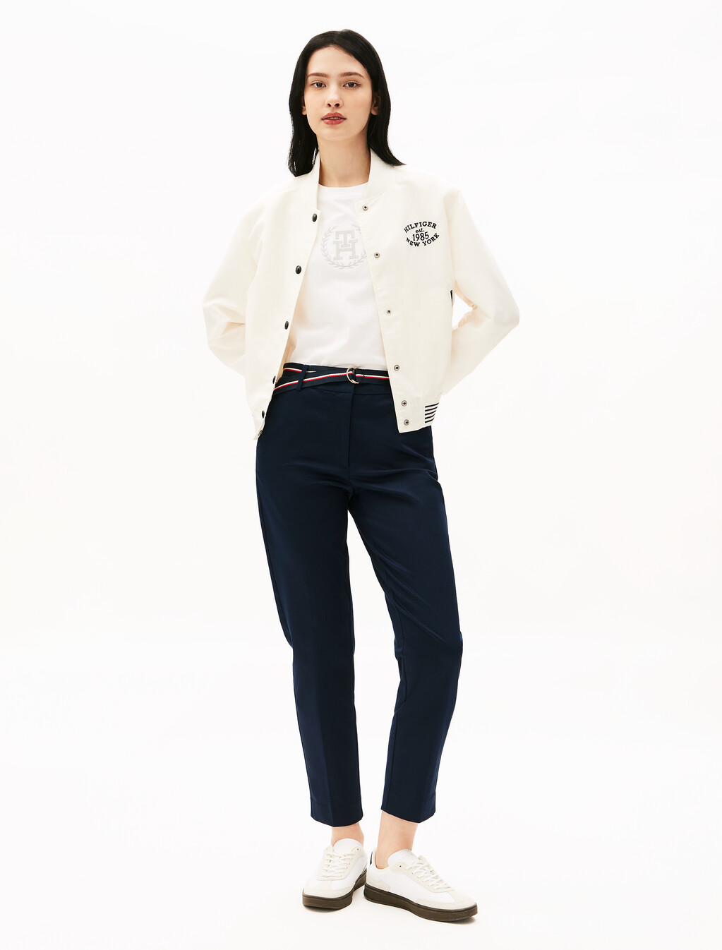 London Slim Ankle Pant, Dark Night Navy, hi-res