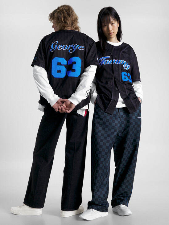 TOMMY X MERCEDES-AMG F1 X AWAKE NY GEORGE RUSSELL BASEBALL SHIRT
